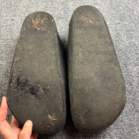 BIRKENSTOCK Men’s Charcoal Grey Zermatt Shearling Wool Felt Slipper size: 12 - Picture 9 of 10